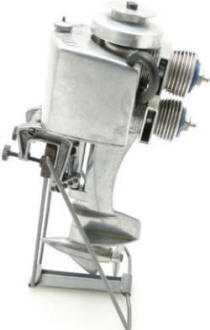 This Allyn Twin outboard motor recently sold on eBay for $405 - Airplanes and Rockets