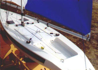 Thunder Tiger Victoria RC Sailboat - mainsail tack and head attachment modification - Airplanes and Rockets