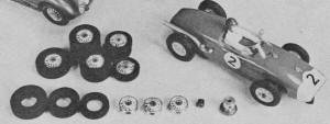 Gear and tire sets for 1/32nd scale cars - Airplanes and Rockets