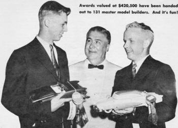 University Scholarships Go To Top Car Modelers, December 1954 Air Trails - Airplanes and Rockets