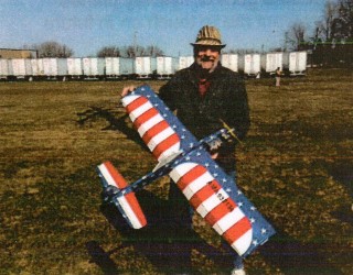 Greg shows off the patriotic colors of his AG Duster - Airplanes and Rockets