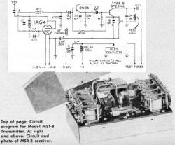 Citizen-Ship 8-Channe Receiver Schematic (MSR-8), August 1958 American Modeler - Airplanes and Rockets