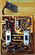 Transmitter circuit board bottom (Citizen-Ship SPX R/C System) - Airplanes and Rockets