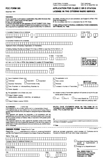 FCC Form 505 (www.shadowstorm.com) - Airplanes and Rockets