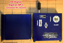OS Digitron DP-3 Front w/Back Cover - Airplanes and Rockets