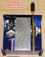 OS Digitron DP-3 Transmitter Open Back - Airplanes and Rockets