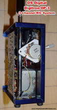 OS Digitron DP-3 Transmitter Left Side - Airplanes and Rockets