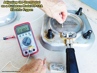 Sunbeam FP-11A Electric Frypan Temperature Measurement - Airplanes and Rockets
