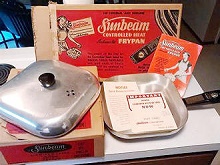 Sunbeam FP-11A Electric Frypan w/Box and Instructions - Airplanes and Rockets
