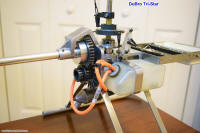 DuBro Tri-Star Helicopter (Gear train - rear view) - Airplanes and Rockets