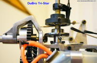 DuBro Tri-Star Helicopter (Gear train overview) - Airplanes and Rockets