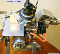DuBro Tri-Star Helicopter (Engine heat shield) - Airplanes and Rockets