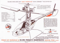 DuBro Whirlybird 505 helicopter magazine ad - Airplanes and Rockets