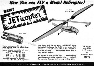 Jeticopter Advertisement, January 1952 Air Trails - Airplanes and Rockets