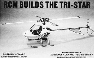 Du-Bro Tri-Star R/C Helicopter Build & Review, December 1975 RC Modeler - Airplanes and Rockets