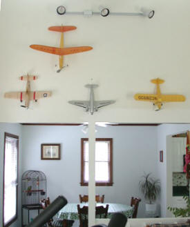 The Blattenberger "Model Airplane Museum Wall"