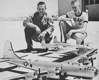 red Kantz and Bryant Thompson with their B-29 and C-119 - Airplanes and Rockets