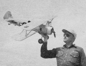 Bob Lutker, USAF team member, displays fine Anderson Spitfire-powered Stearman - Airplanes and Rockets