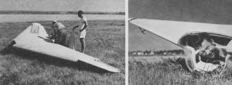 Flying Wing Sailplane by Vanderbilt's Franklin Farra - Airplanes and Rockets
