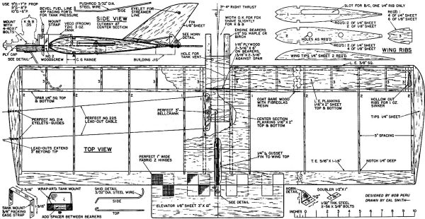 Fleetwon Control Line Combat Model Airplane Plans - Airplanes and Rockets