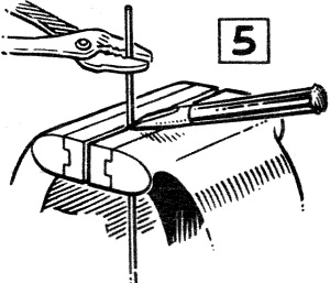 Model Plane Landing Gears, Mark for Cutoff - Airplanes and Rockets