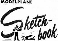 Modelplane Sketchbook, July 1954 Air Trails