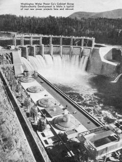 Cabinet Gorge Hydro-electric Development - Airplane and Rockets