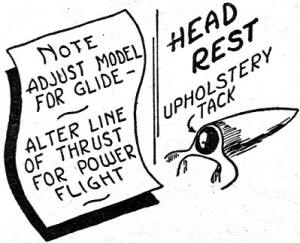 Pilot head rest from upholstery pin - Airplanes and Rockets