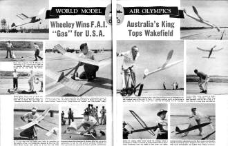 World Model Air Olympics, November 1954 Air Trails - Airplanes and Rockets