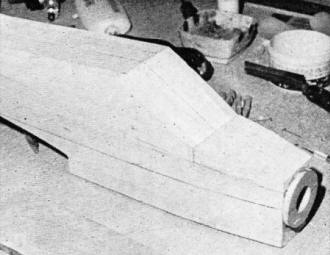 Before carving and sanding fuselage - Airplanes and Rockets
