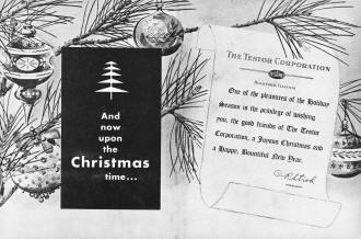 Testor Corporation's Christmas Message, January 1961 American Modeler Magazine - Airplanes and Rockets