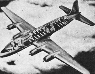 Cutaway of the DC-6 - Airplanes and Rockets