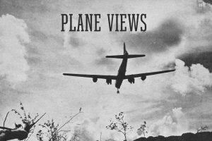 Superfortress gliding over the Saipan scrub - Airplanes and Rockets