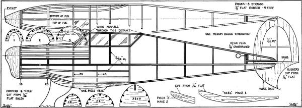Monoped Plans (sheet 1) - Airplanes and Rockets