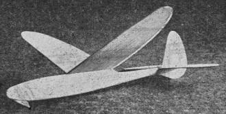 Well proportioned surfaces which make "Whisper" a glider of outstanding performance - Airplanes and Rockets