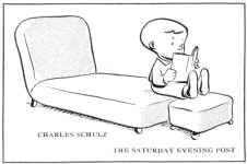 Charles Schulz  in "The Saturday Evening Post" May 29, 1948 - Airplanes and Rockets
