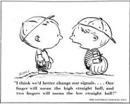 Charles Schulz  in "The Saturday Evening Post" May 6, 1950 - Airplanes and Rockets