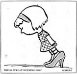 Charles Schulz  in "The Saturday Evening Post" November 6, 1948 - Airplanes and Rockets