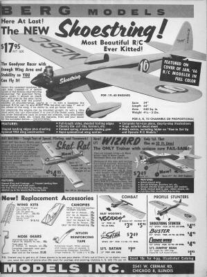 Carl Goldberg ad in February 1967 Model Airplane News - Airplanes and Rockets