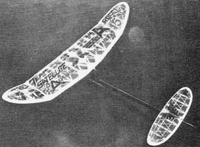 The finished plane shows its geodetic structures - Airplanes and Rockets