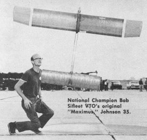 National Champion Bob Sifleet VTO's original "Maximus" - Airplanes and Rockets