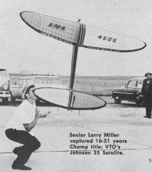 Larry Miller captured 16-21 years Champ title - Airplanes and Rockets