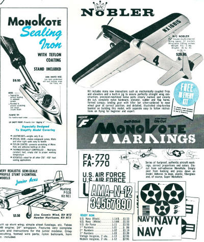Top Flite Models advertisement in American Aircraft Modeler magazine - Airplanes and Rockets