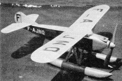 Walt Mooney on FF (Scale) - This little CO-2 Dornier has won the CO-2 event at the last two Flightmasters' Annual events. - January 1974 AAM