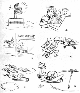 Model Aviation Comics, April 1957 Model Aviation, page 5 - Airplanes and Rockets