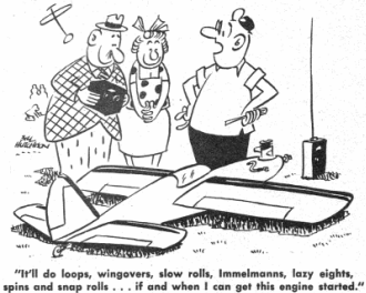 Model Aviation Comics, September 1957 Model Aviation, page 30 - Airplanes and Rockets