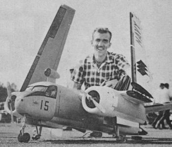 Earl Matt of Wilmington, Delaware, turned up with magnificent 72 1/2" span Grummann S2F-1 Tracker - Airplanes and Rockets