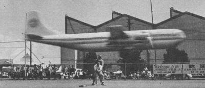 iloting C-99 control liner at Japanese-American meet - Airplanes and Rockets