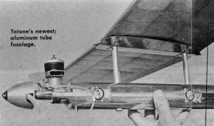 Tatone's newest; aluminum tube fuselage - Airplanes and Rockets