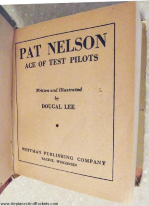 "Pat Nelson - Aces of Test Pilots" Title Page - Airplanes and Rockets